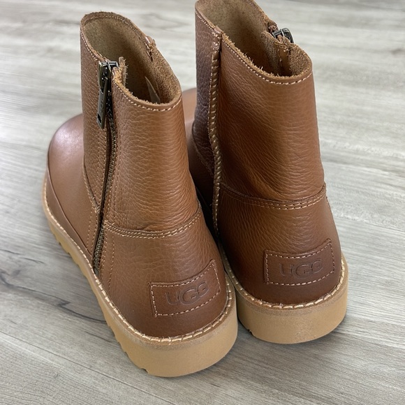 🌿UGG🌿 W DECONSTRUCTED  CHESTNUT MINI ZIP BOOTS - Picture 7 of 14